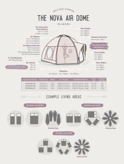 Nova Air Dome Tent -Camping Products Store k0efb62f6c44ca5417c4d6375d785ca45
