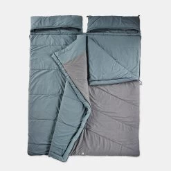 Quechua CAMPING SLEEPING BAG - ARPENAZ 0° COTTON DOUBLE -Camping Products Store k1b90e7e14b1debc501c7249be82a5257