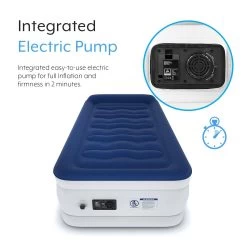 Single Comfort Plus Air Bed – Navy/White -Camping Products Store k1e65e241f1b320f3665287f518eda73d