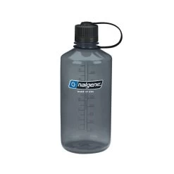 Nalgene 1L Narrow Mouth Sustain Water Bottle - Made From 50% Plastic Waste -Camping Products Store k427355cd646c520f5d114fecaeb3b251