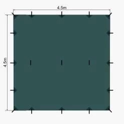 Lomo 4.5m X 4.5m Bushcraft Tarp -Camping Products Store k5aae24e2cdc2cb0f4508af98cb9e6ba0