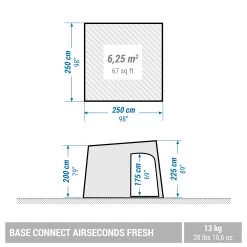 Quechua 6 Person Inflatable Camping Shelter 16 Quechua 6 Person Inflatable Camping Shelter -Camping Products Store k62146d9c06fc868e43a84ebe4a210b04