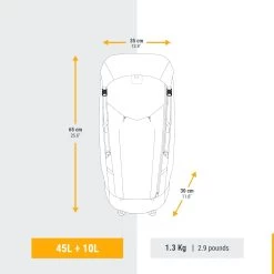 Women’s Ultralight Trekking Backpack 45+10 L -Camping Products Store k89aa17a85440973a5bdeb2cf73a86143