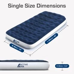 Single Camping Air Bed – Navy/White -Camping Products Store k8d17aa9b995bb950741a64fa6271a0fa