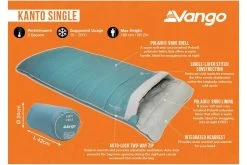 Vango Kanto Single Sleeping Bag -Camping Products Store k9289bc30480f83105d01b02c2d59b99c
