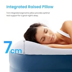 King Comfort Plus Air Bed – Navy/White -Camping Products Store k94df78e488568a986aea9dafbf2a598f