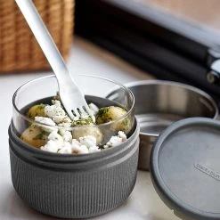 Black+Blum Glass Lunch Bowl 600ml Slate -Camping Products Store k97bd7e78ea7662b94ee8e79e52c213a1