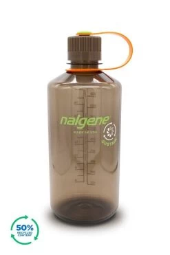 Nalgene 1L Narrow Mouth Sustain Water Bottle - Made From 50% Plastic Waste -Camping Products Store kac438f71df381bef2611c29c3ce62370