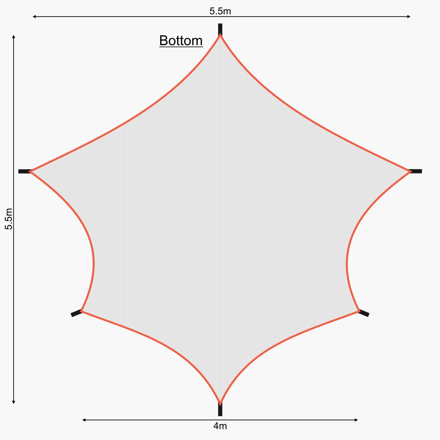 Lomo Fasgadh 5m Tarp 5 Lomo Fasgadh 5m Tarp - Image 5