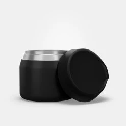 Quechua Stainless Steel Isothermal Food Box For Hiking MH500 0.5 L Black -Camping Products Store kecf07f6b93c0658ae7112180b355b89a