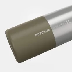 Quechua Isothermal Stainless Steel Hiking Flask MH500 1 L Khaki -Camping Products Store kfc087bfedafce36589929ca3f8547368