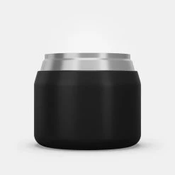 Quechua Stainless Steel Isothermal Food Box For Hiking MH500 0.5 L Black -Camping Products Store kfe4d46c1828c35447cd864d99a978c39